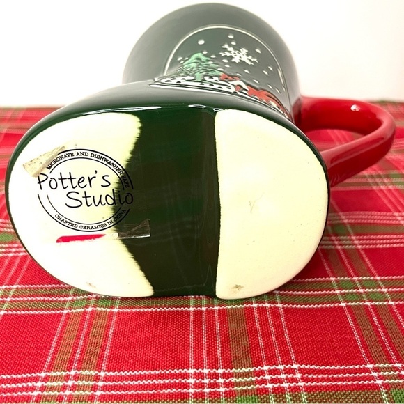 Potter’s Studio Christmas Stocking Coffee Tea Hot Cocoa Mug - Picture 5 of 7